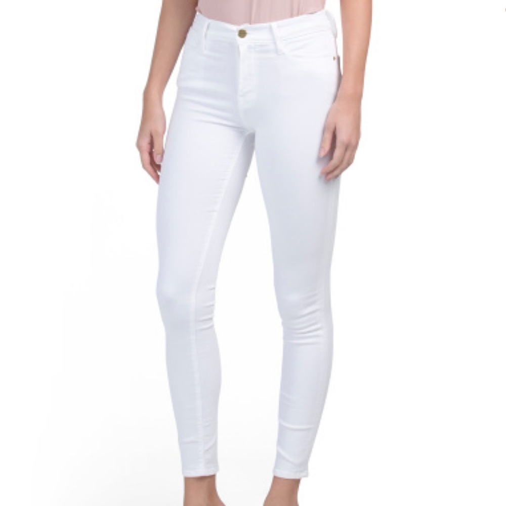 FRAME Le High Skinny white denim - NWT
